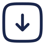 Square Arrow Down SVG Icon